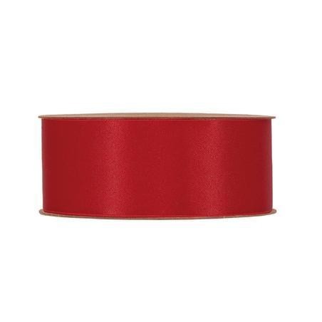 NASTRO IN RASO ROSSO MM25X20MT